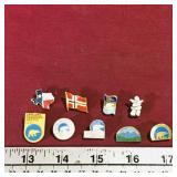 Lot Of 9 Northwest Territories Pins (Vintage)