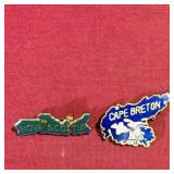 Lot Of 2 Nova Scotia Pins (Vintage)