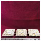 Set Of 3 James Kent Small Condiment Dishes