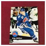 1991 Pro Set Kip Miller NHL Hockey Card