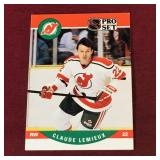 1990 Pro Set Claude Lemieux NHL Hockey Card