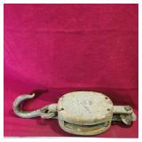 Iron & Wooden Pulley (Antique)