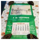 1998 J.D. Irving Business Advertising Calender