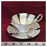 Queen Anne Bone China Teacup & Saucer
