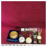 Lot Of 5 Watches & Watch Strap