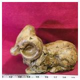 Canadian Maple Burl Ram Carving (Vintage)