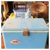 Metal Coleman Camping Cooler (Vintage)