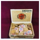 Large Lot Of Generic Milk Bottle Tops (Vintage)