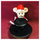 Ceramic Christmas Mouse (Vintage)