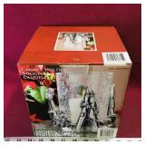 Metal & Glass Santa Claus Candleholder (Sealed)