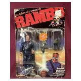 1986 Coleco Rambo General Warhawk Carded Figure