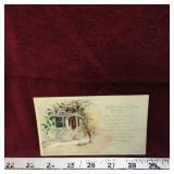 1922 New Year Greeting Postcard