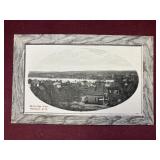 Early Unused Bird's Eye View Hampton NB Postcard