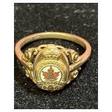 10K Gold Legion Ring (4.6 Grams) (Size 7 1/2)