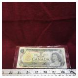1973 Canada $1 Banknote Paper Money Bill