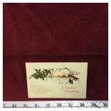 1931 Christmas Greetings Postcard