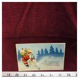 Antique Christmas Holiday Postcard
