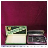 Vintage Imperial Rolls Razor Set & Box