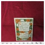 1914 'Happy New Year' Ink Blotter (Unused)