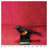 Painted Wooden Bird Figurine (5 1/2' Tall)