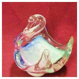 Art Glass Swan (4 1/4' Tall)