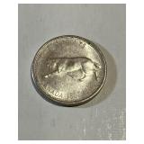 Canadian Centennial Silver 25 Cent Coin
