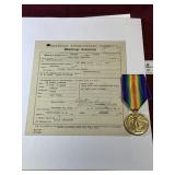 WW1 J. Sullivan Saint John NB Service Medal