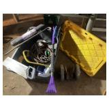 Jumper Cables, Light Bulbs, Pry Bar,