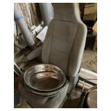 Truck Seat, Hub Cap Covers, Lights