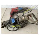 Milwaukee 1/2 Electric Drill, Reciprocating Saw -