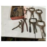 Vise Grips, C Grips, Fence Pliers