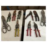 Tin Snips Qty 10, Shears