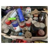 Tote of Spray Paint (Partials)
