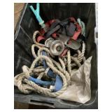 Tote, Faucet, Rope, Sink Drain
