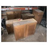Wood Cabinets - 12ï¿½x36ï¿½ x30ï¿½ tall, 12ï¿½x30ï¿½x24ï¿½