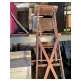 Wooden Ladder - 84", Trailer Jack, Torch, Tote