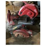 Milwaukee Chop Saw, and Assorted Parts