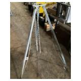 Tripod Camper Support, Firepit Tripod w/Grill