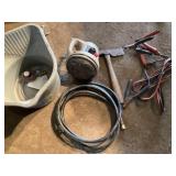 LP heater, Jumper Cables, LP Hose, Hatchet