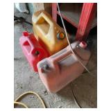 Plastic Gas Cans - Qty 3