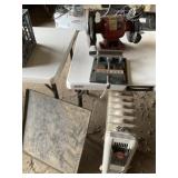 6ï¿½ Drill Vise, 8ï¿½ Bench Grinder - Untested, Oil