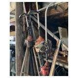 Trailer Load Bars Qty 3, Weed Eaters Qty 3, Metal