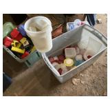 Plastic Storage Containers, Acro bins, Paint