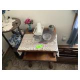 Side Table, Magazine Rack, Corner Shelf
