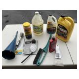 Car Wash Cleaner, Windshield Solvent, Funnel,