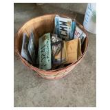 Apple Crate, 15+ License Plates and Holders