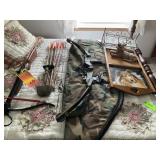 Bear Compound Bow, Aluminum Arrows, Crossbow,
