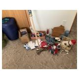 Packer Flag, Sleeping Bags, Card Table,