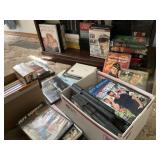 VHSs 40 +/- Cds  30 +/-