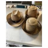 Three Straw Hats